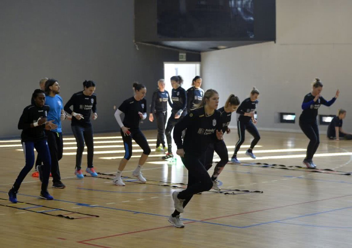 GALERIE FOTO Per Johansson a condus primul antrenament de la revenirea la CSM București