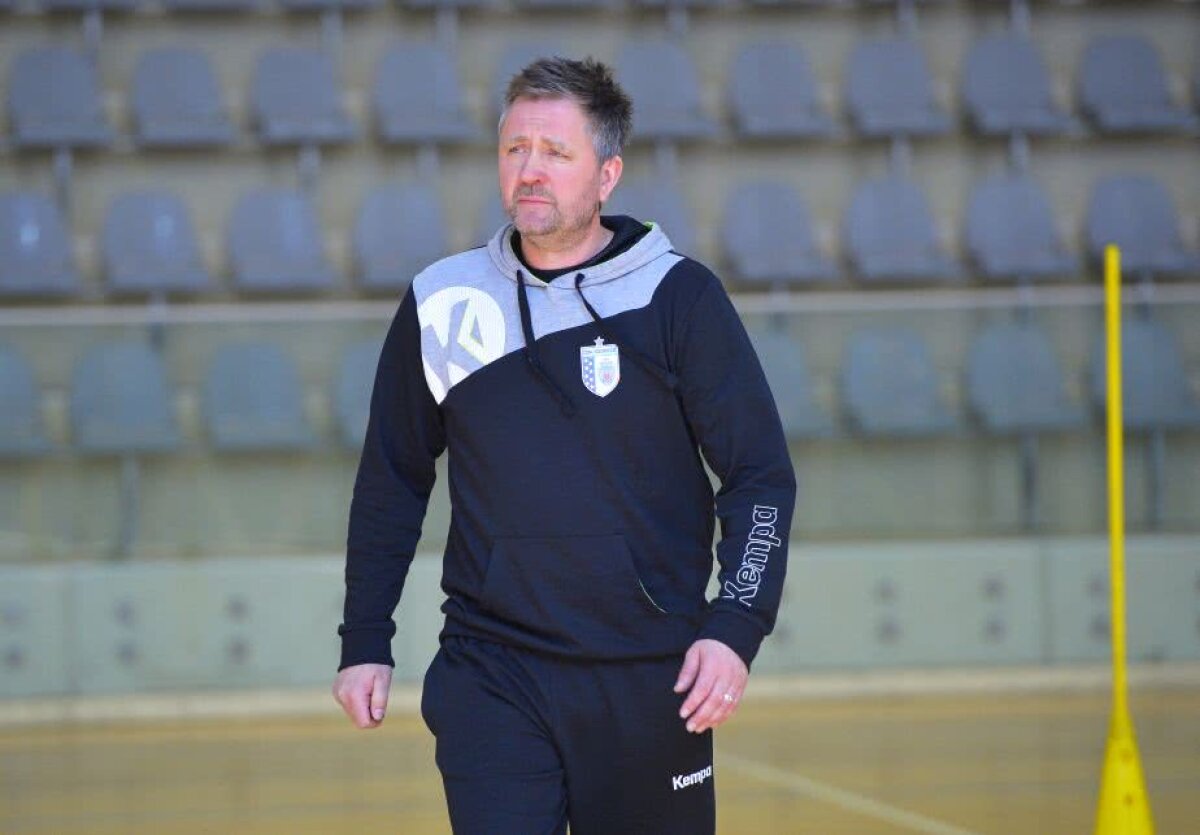 GALERIE FOTO Per Johansson a condus primul antrenament de la revenirea la CSM București