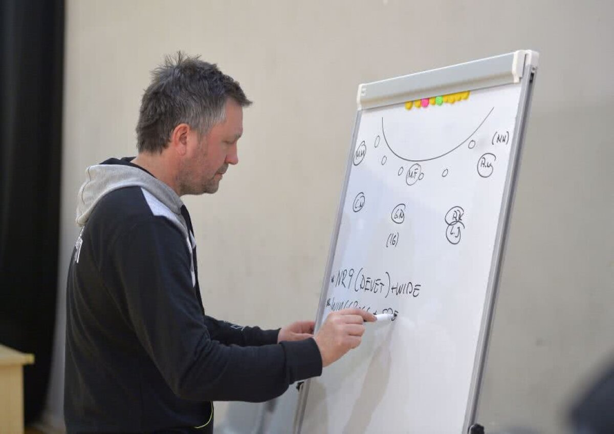 GALERIE FOTO Per Johansson a condus primul antrenament de la revenirea la CSM București