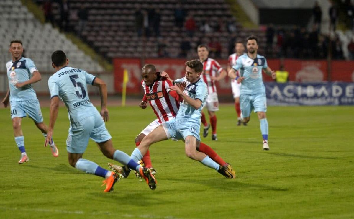 FOTO + VIDEO Umilință uriașă pentru Dinamo! "Câinii" au jucat execrabil și au pierdut pe teren propriu cu Juventus București, 1-2