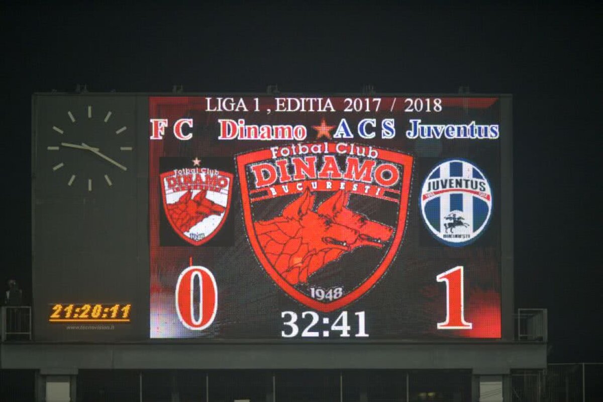 FOTO + VIDEO Umilință uriașă pentru Dinamo! "Câinii" au jucat execrabil și au pierdut pe teren propriu cu Juventus București, 1-2