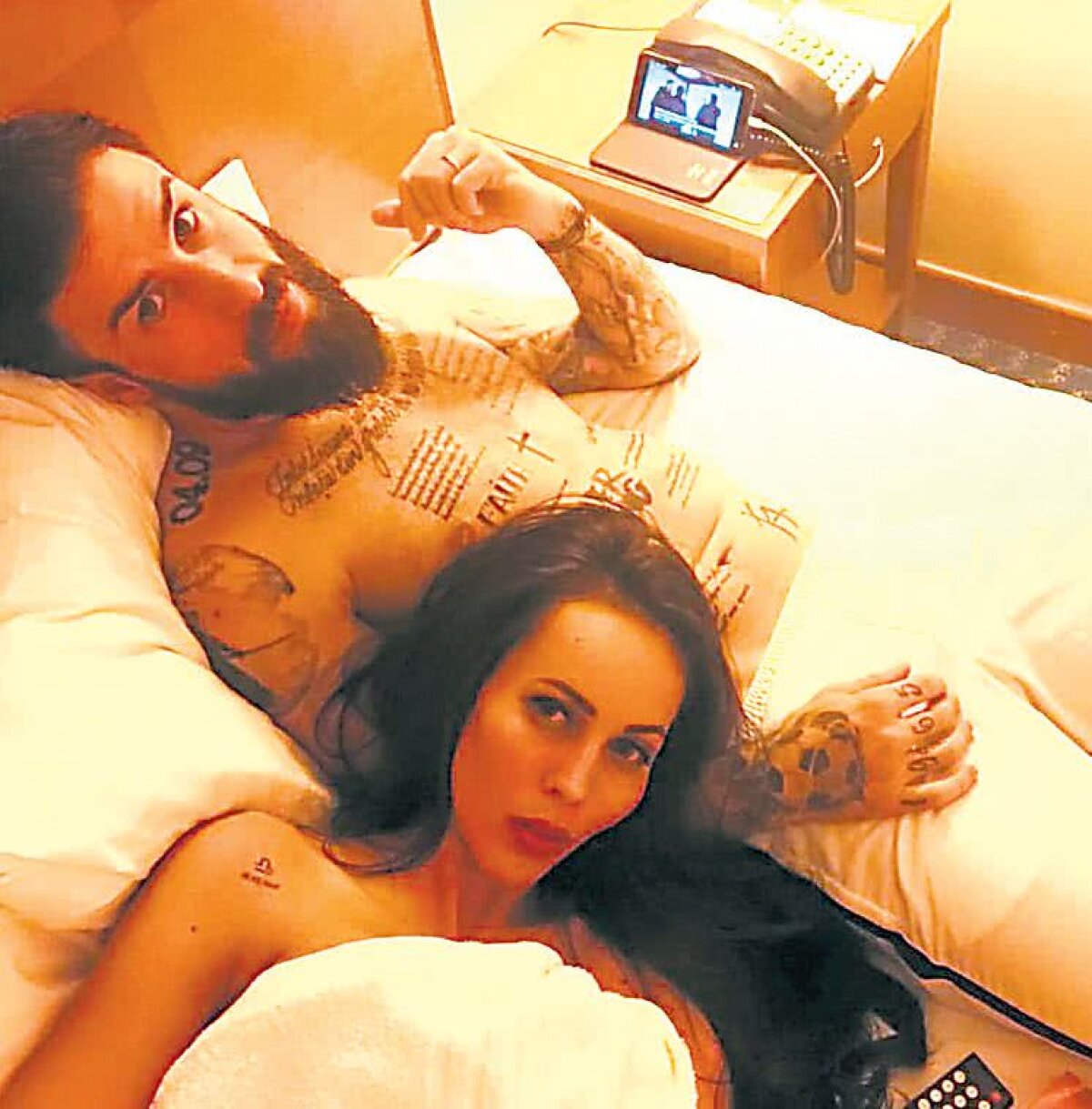 FOTO Selfie nou pe Instagram » Imagini HOT cu soția lui Gabi Enache în Rusia