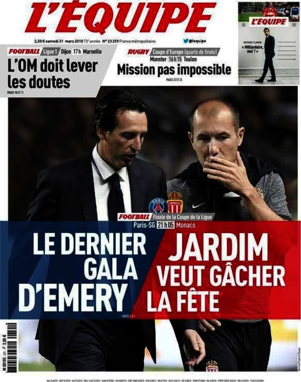 Ce scriu azi ziarele de sport din lume (31 martie 2018)