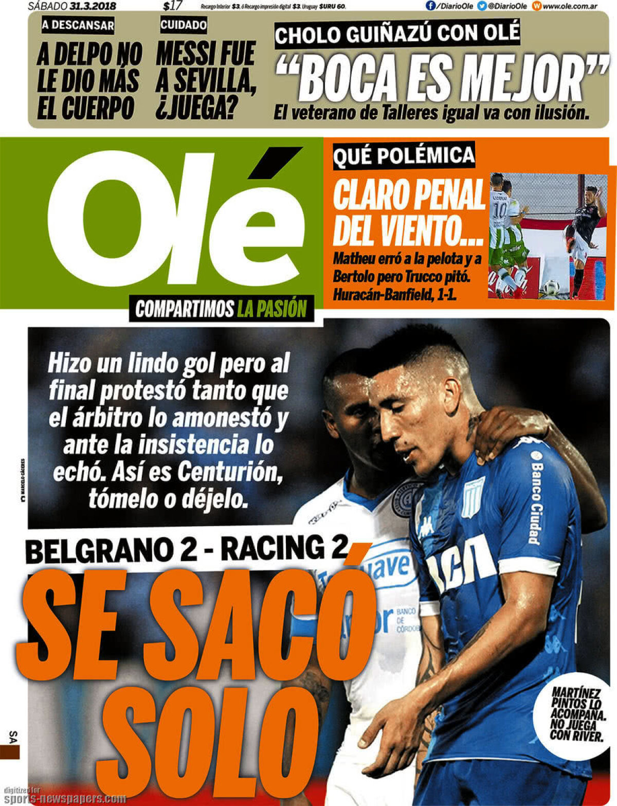 Ce scriu azi ziarele de sport din lume (31 martie 2018)