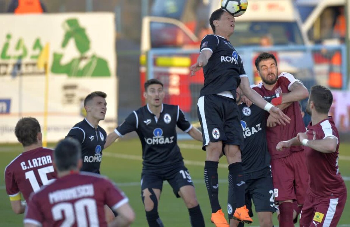 GALERIE FOTO + VIDEO Gaz Metan obține o victorie uriașă pe terenul lui FC Voluntari, 2-1, după un meci tensionat, cu 3 eliminări!