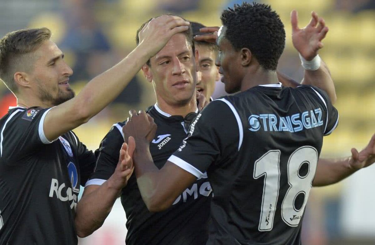 GALERIE FOTO + VIDEO Gaz Metan obține o victorie uriașă pe terenul lui FC Voluntari, 2-1, după un meci tensionat, cu 3 eliminări!