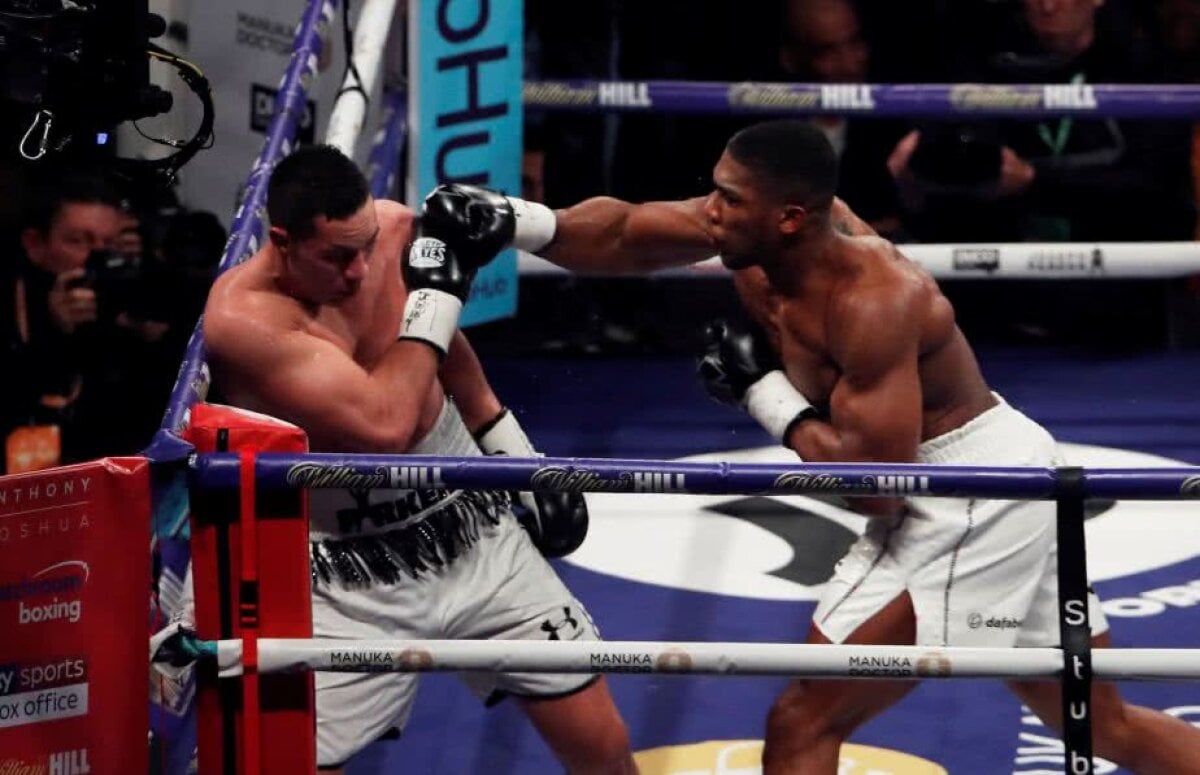 FOTO Anthony Joshua e regele greilor » A câștigat categoric meciul pentru 4 centuri mondiale și a lansat o nouă provocare: "Cu el vreau să mă lupt!"