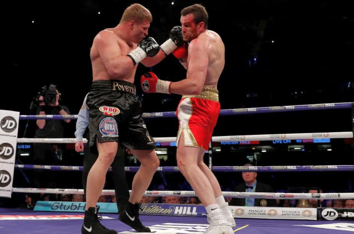 VIDEO + FOTO » KO devastator reușit de Povetkin! Adversarul a avut nevoie de ingrijiri medicale