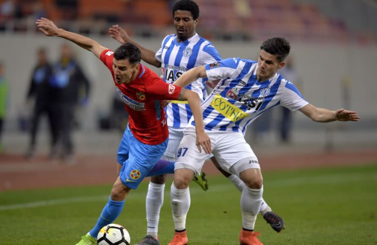 FOTO + VIDEO Eurogolul lui Budescu îi duce pe steliști primul loc! FCSB o învinge pe Poli Iași în cel mai palpitant meci al play-off-ului