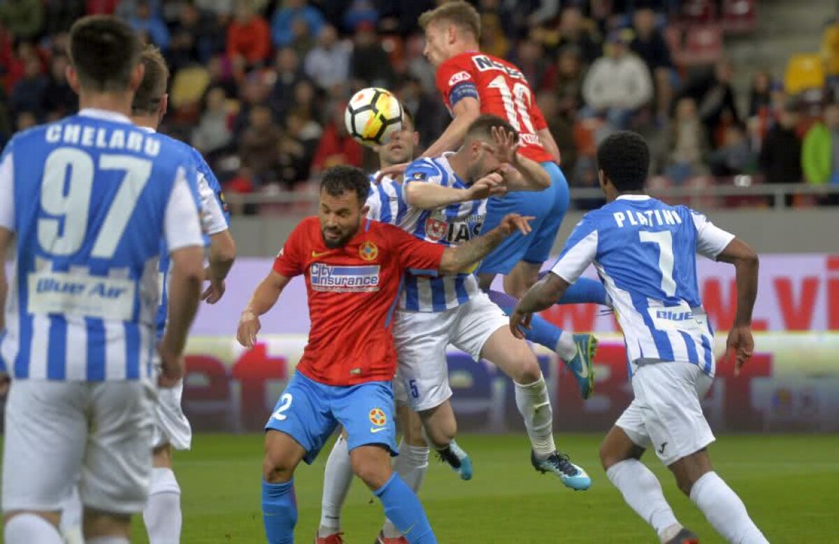 FOTO + VIDEO Eurogolul lui Budescu îi duce pe steliști primul loc! FCSB o învinge pe Poli Iași în cel mai palpitant meci al play-off-ului