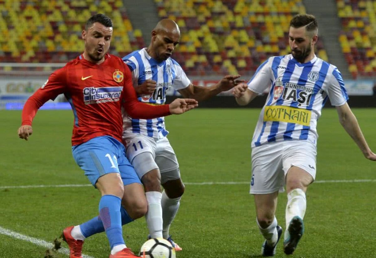 FOTO + VIDEO Eurogolul lui Budescu îi duce pe steliști primul loc! FCSB o învinge pe Poli Iași în cel mai palpitant meci al play-off-ului