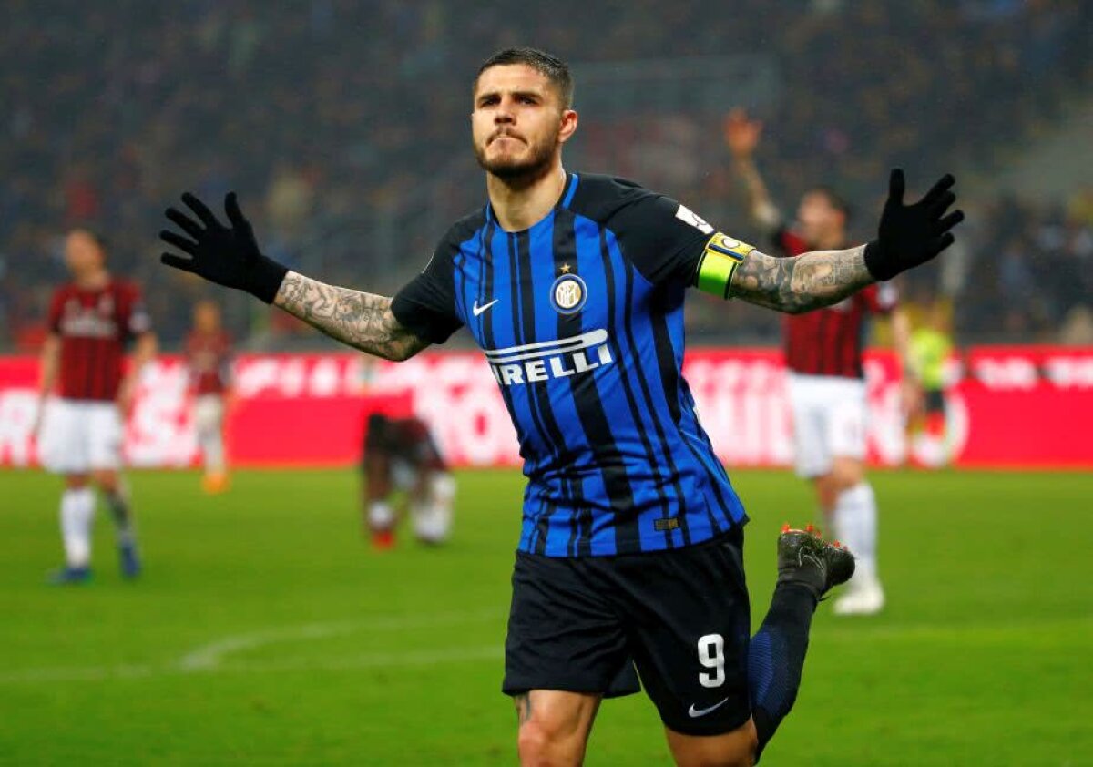 VIDEO + FOTO Seară HORROR pentru Mauro Icardi în Milan - Inter » Golgeterul oaspeților, lovit de 3 ori de ghinion!