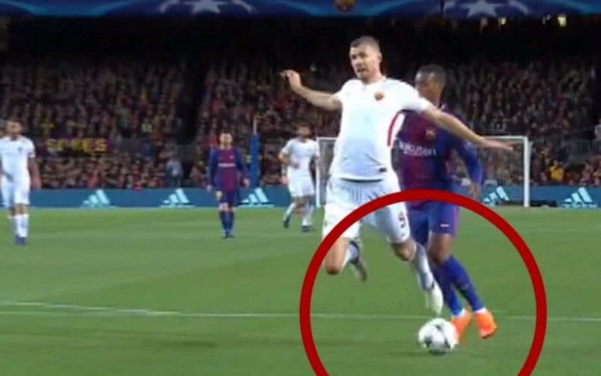 VIDEO + FOTO Fază controversată în Barcelona - AS Roma » A luat arbitrul decizia corectă? 