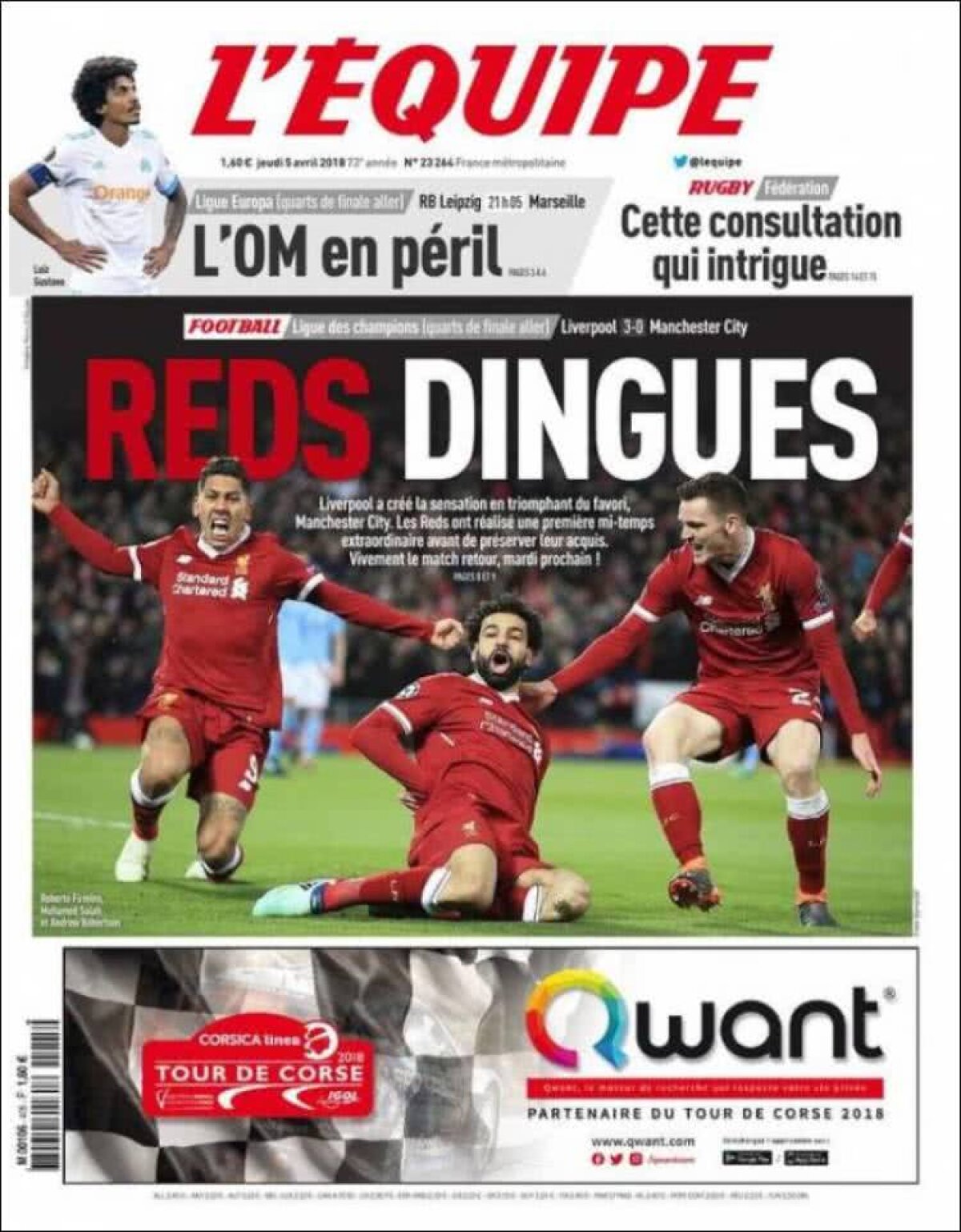 Ce scriu azi ziarele de sport din lume (5 aprilie 2018)