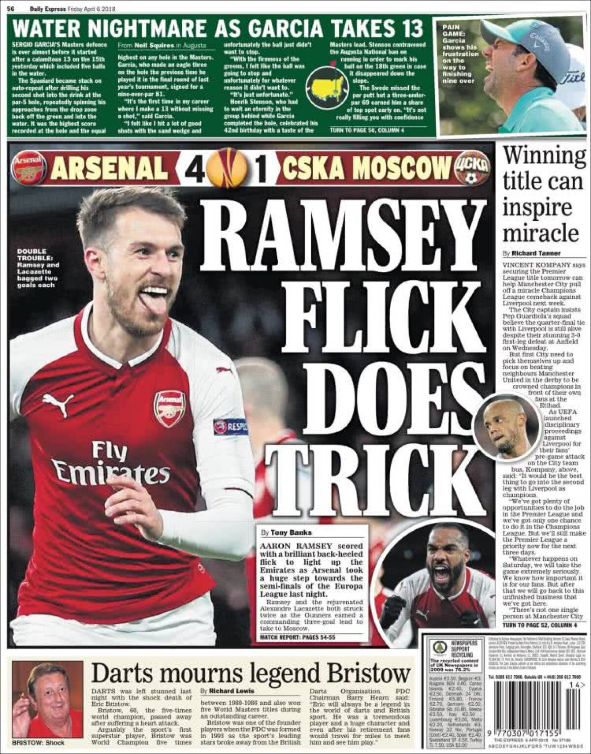 Ce scriu azi ziarele de sport din lume (6 aprilie 2018)