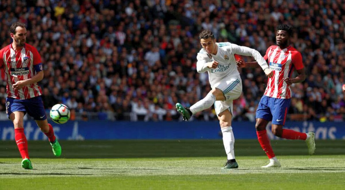 VIDEO + FOTO Real Madrid - Atletico 1-1, egal pentru Barcelona » Vezi reușitele lui Ronaldo și Griezmann!