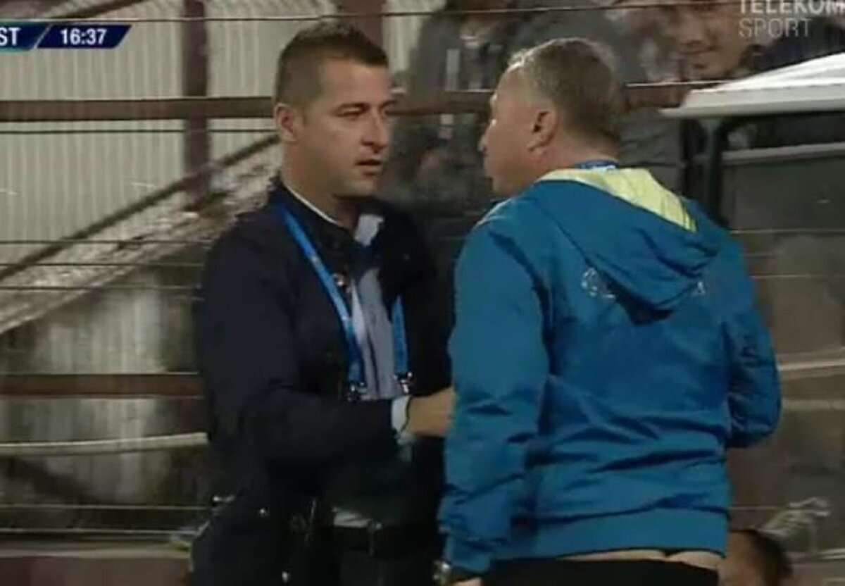 VIDEO + FOTO Dan Petrescu, ieşire reprobabilă în meciul cu Astra »  Ce a avut de reproşat "Bursucul"