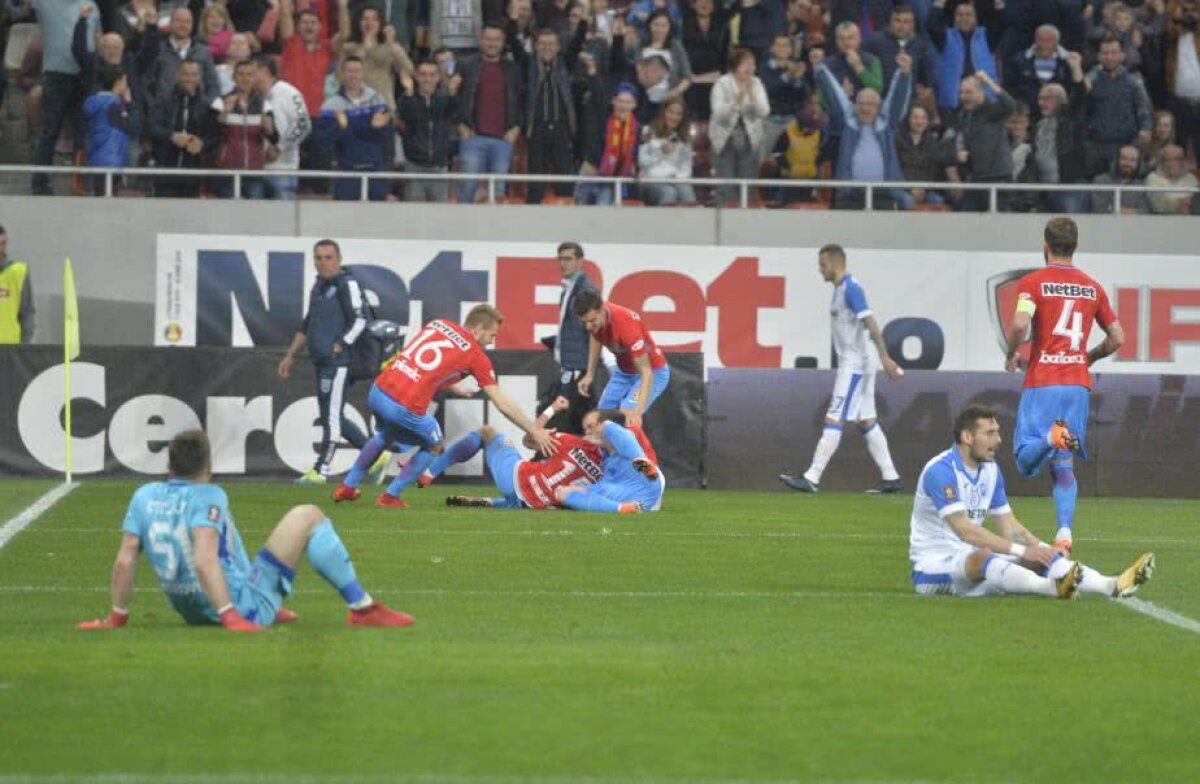 VIDEO + FOTO Pipera bate Coverciano! Trupa lui Dică o supune din nou pe Craiova lui Mangia, care a arătat zero știință pe Arena Națională, și saltă la 2 puncte peste CFR 