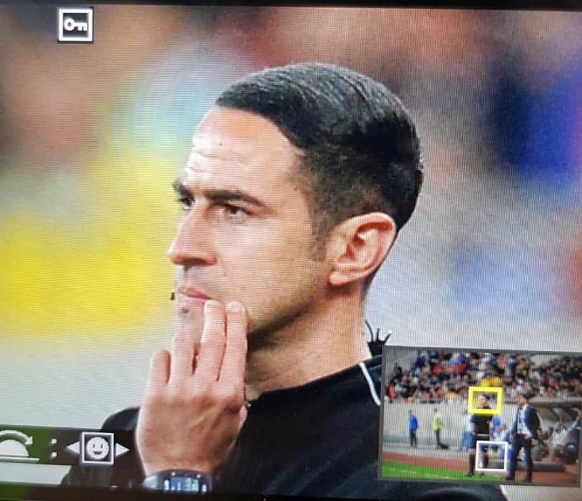 FOTO Nimeni nu a observat asta la TV » Imagine genială surprinsă între băncile de rezerve la FCSB - CS U Craiova: "E Benone cu perucă!" :D