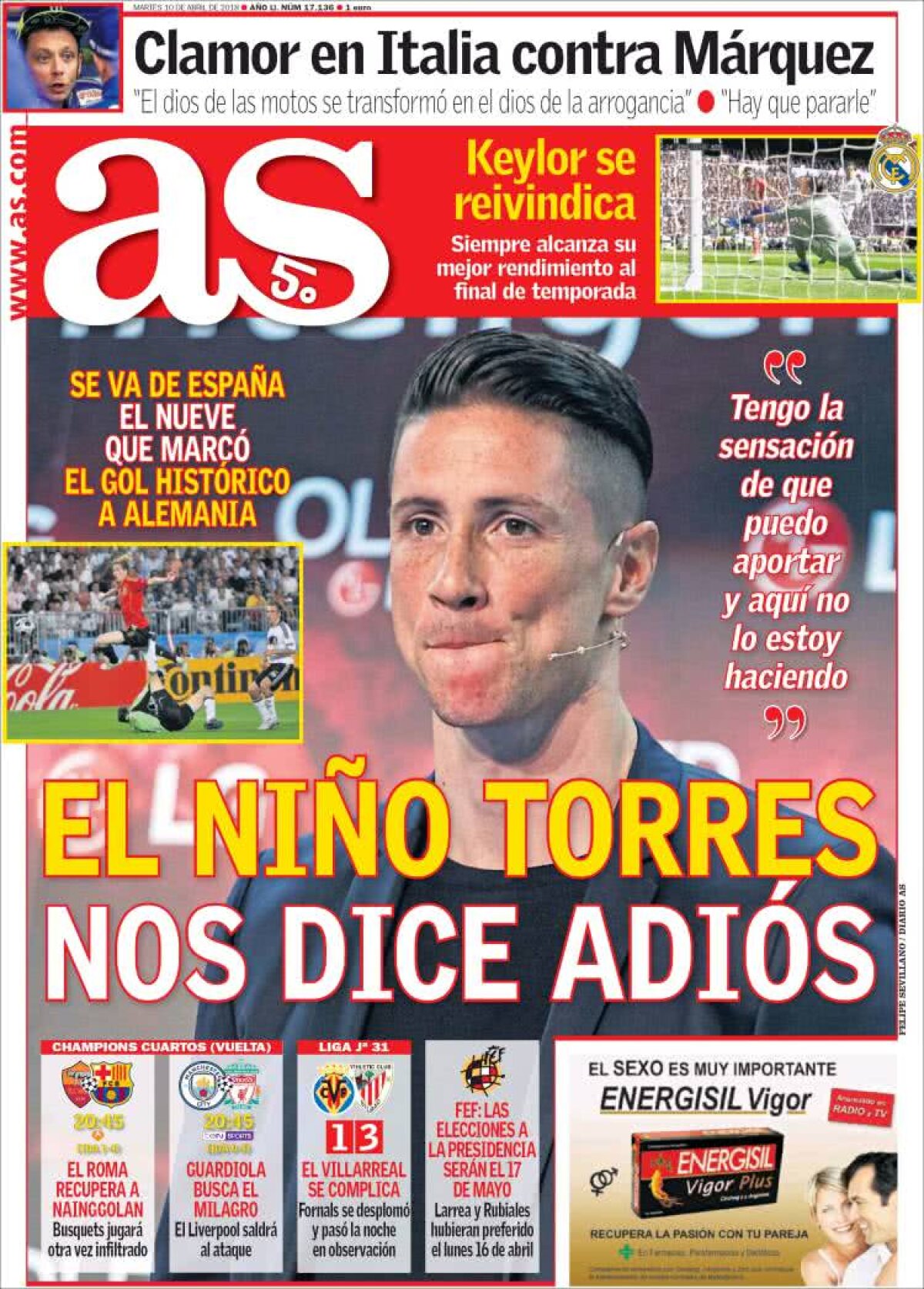 Ce scriu azi ziarele de sport din lume (10 aprilie 2018)