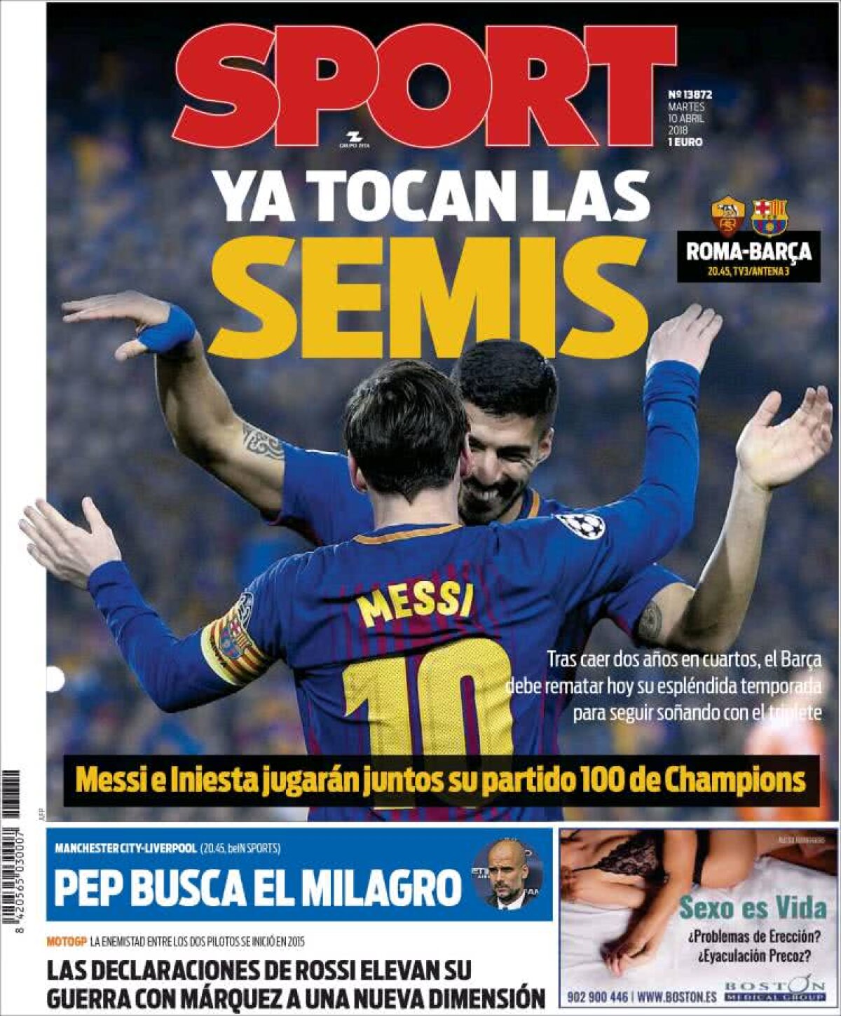 Ce scriu azi ziarele de sport din lume (10 aprilie 2018)