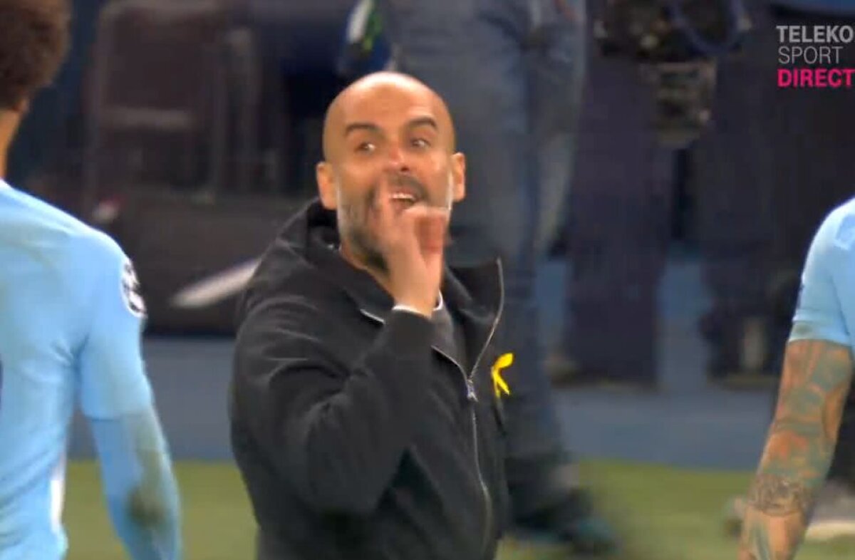 VIDEO + FOTO Guardiola, trimis în tribună de conaționalul Lahoz! Ce s-a întâmplat după fluierul de final al primei reprize 