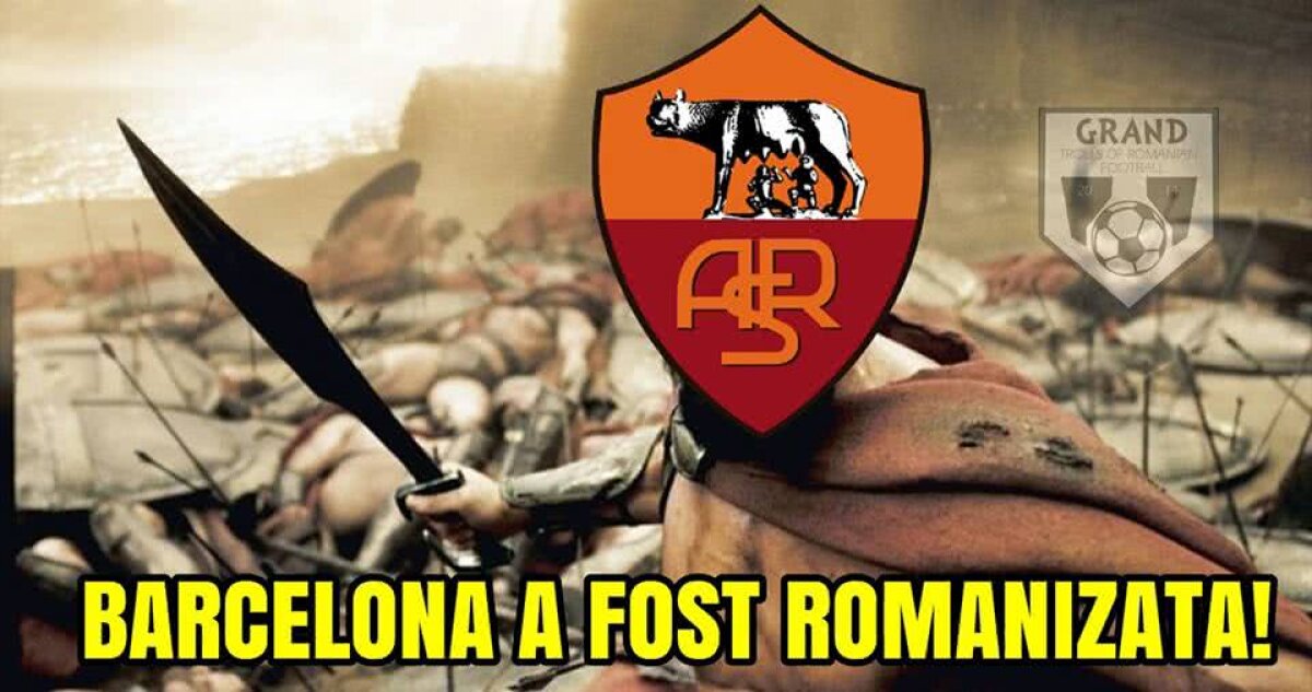 FOTO Barcelona, ținta ironiilor pe internet după DEZASTRUL de la Roma! Avalanșă de glume pe rețelele de socializare 