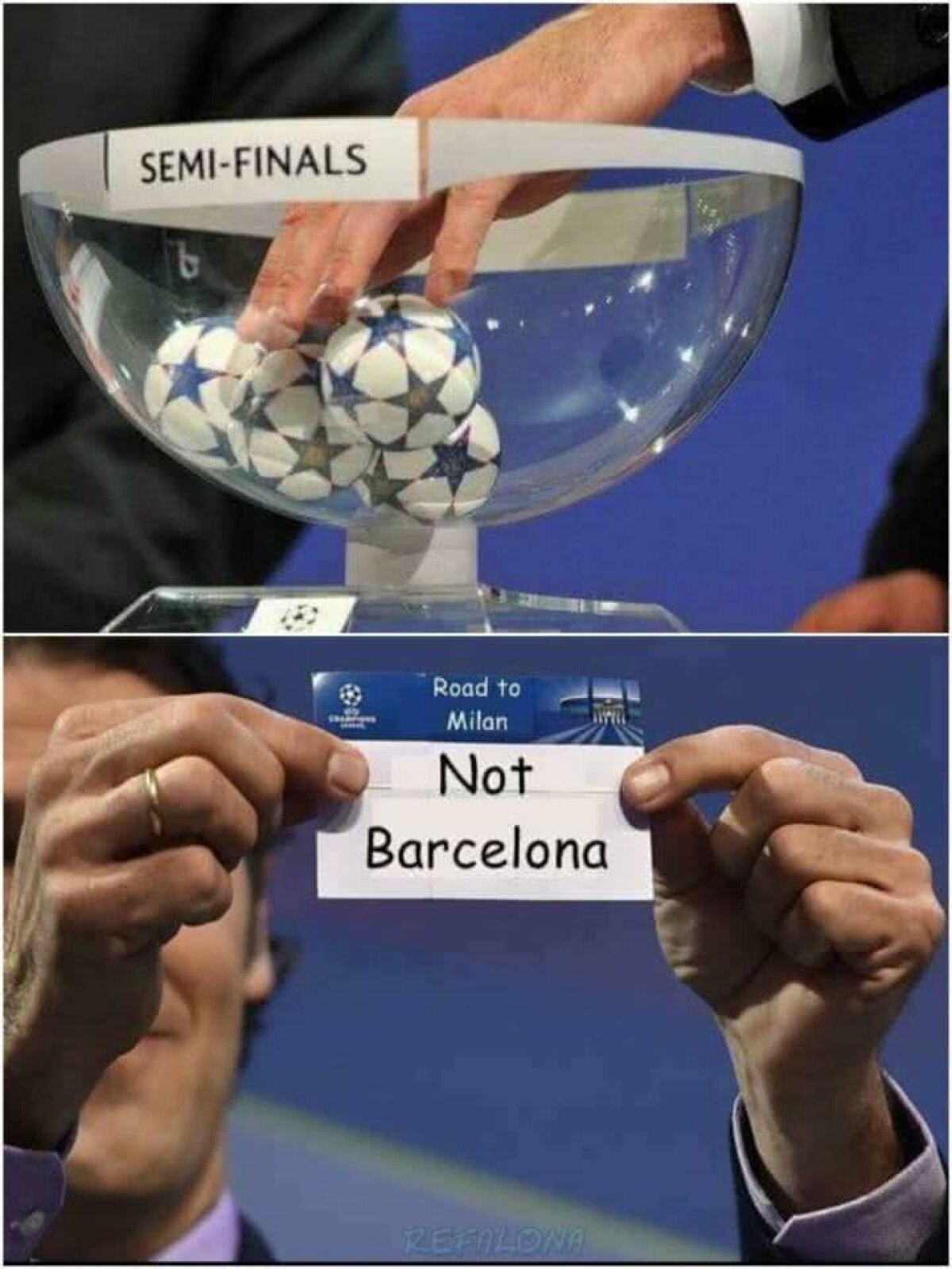 FOTO Barcelona, ținta ironiilor pe internet după DEZASTRUL de la Roma! Avalanșă de glume pe rețelele de socializare 