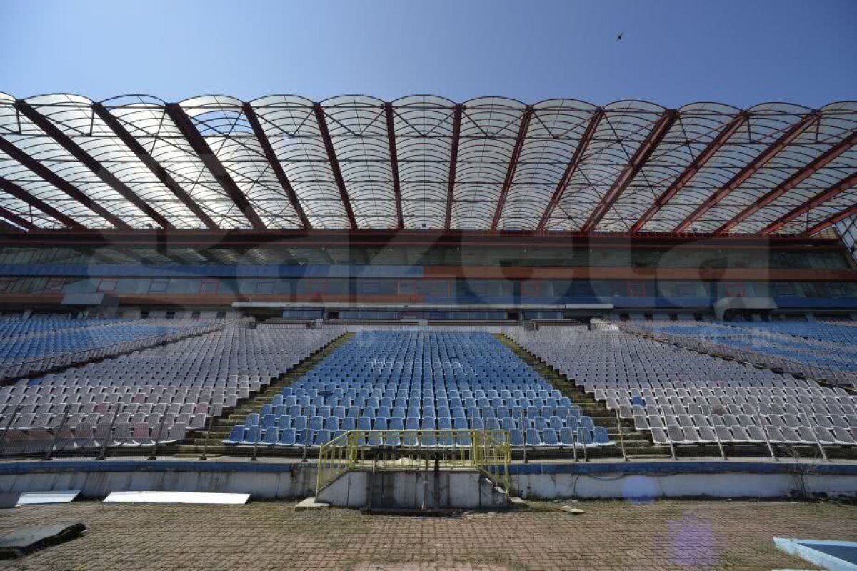 GALERIE FOTO Imagini DEZOLANTE de pe stadionul Ghencea » Cum arată arena cu câteva zile înainte de demolare