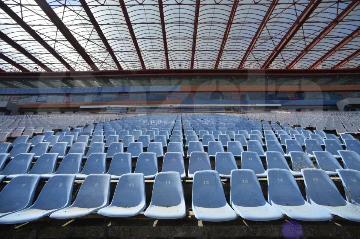 GALERIE FOTO Imagini DEZOLANTE de pe stadionul Ghencea » Cum arată arena cu câteva zile înainte de demolare