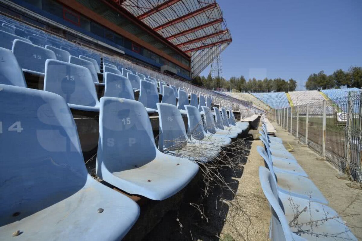 GALERIE FOTO Imagini DEZOLANTE de pe stadionul Ghencea » Cum arată arena cu câteva zile înainte de demolare