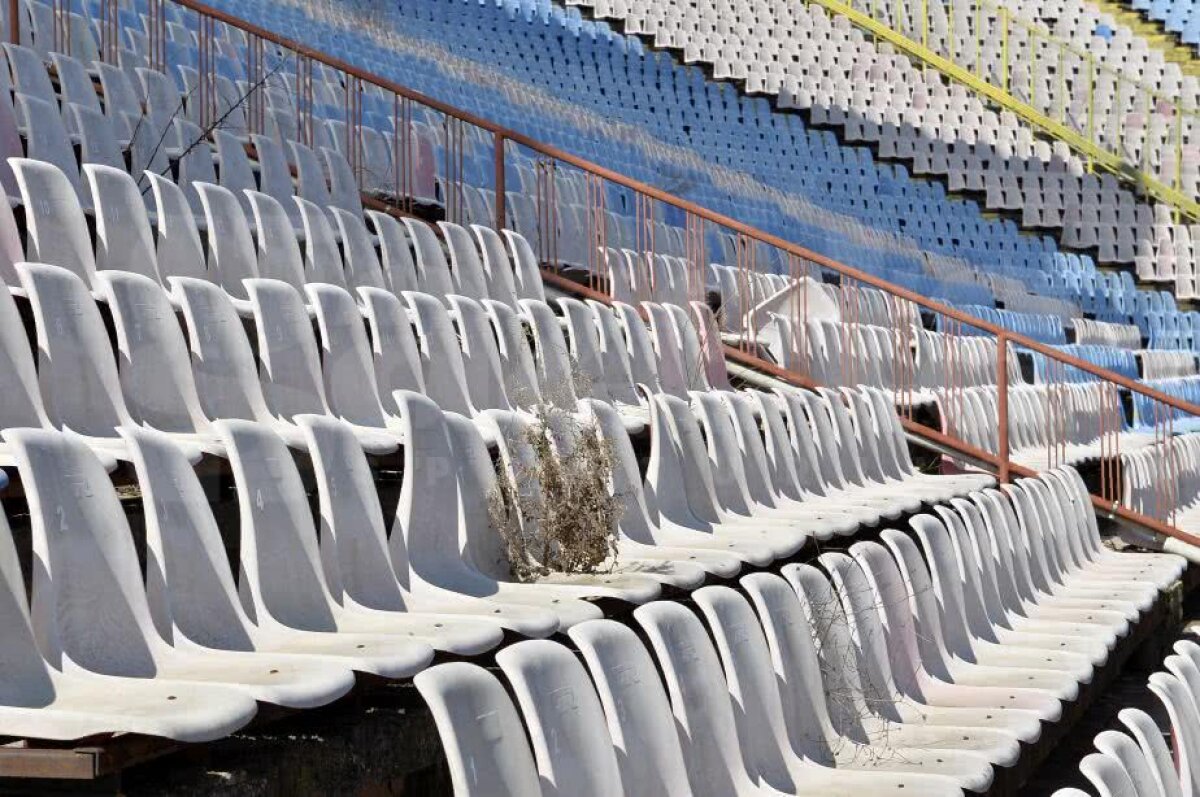 GALERIE FOTO Imagini DEZOLANTE de pe stadionul Ghencea » Cum arată arena cu câteva zile înainte de demolare