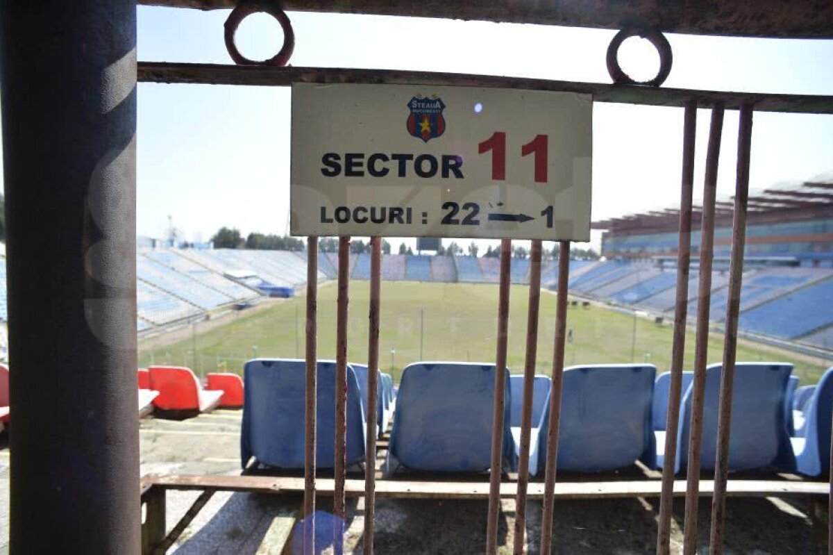 GALERIE FOTO Imagini DEZOLANTE de pe stadionul Ghencea » Cum arată arena cu câteva zile înainte de demolare