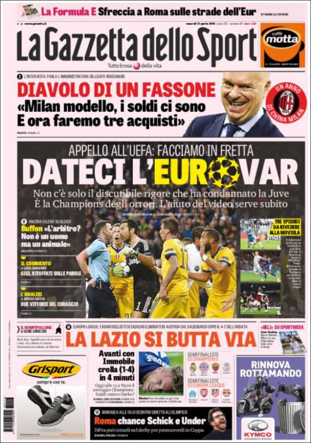 Ce scriu azi ziarele de sport din lume (13 aprilie 2018)