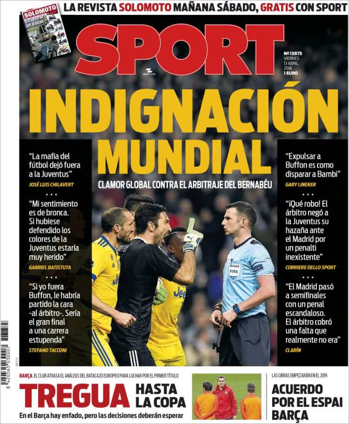 Ce scriu azi ziarele de sport din lume (13 aprilie 2018)