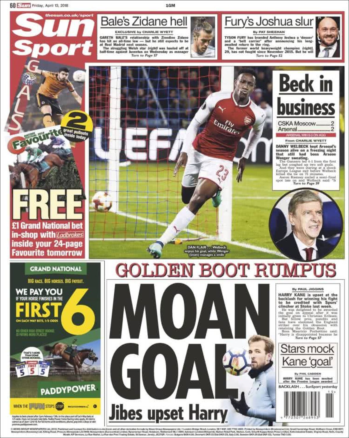 Ce scriu azi ziarele de sport din lume (13 aprilie 2018)