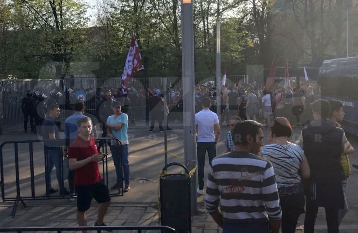 CSA Steaua - Academia Rapid // VIDEO & FOTO Ultrașii Rapidului au ajuns la Arena Națională