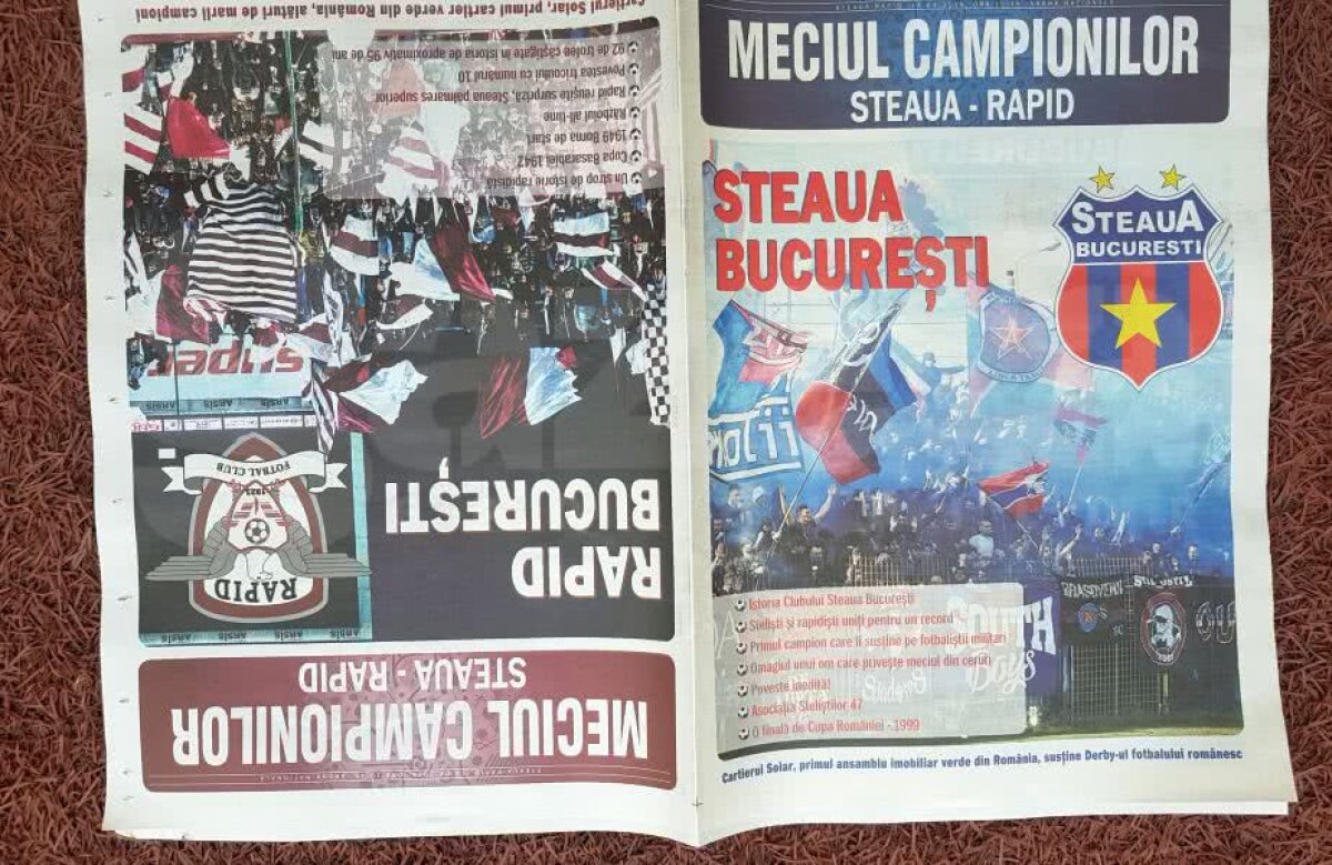 CSA Steaua - Academia Rapid // Gafă uriașă sau manipulare cu intenție? Ce au găsit pe scaune suporterii prezenți pe Arena Națională 