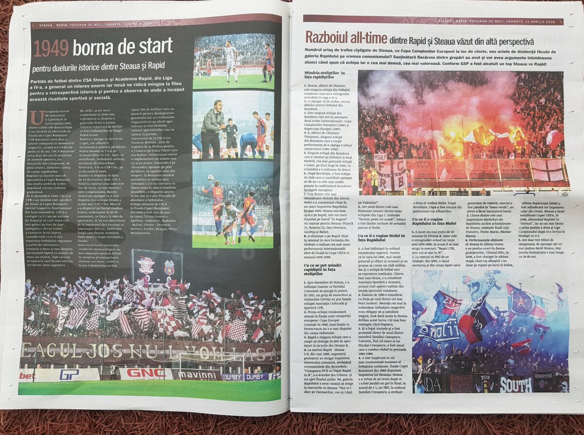 CSA Steaua - Academia Rapid // Gafă uriașă sau manipulare cu intenție? Ce au găsit pe scaune suporterii prezenți pe Arena Națională 