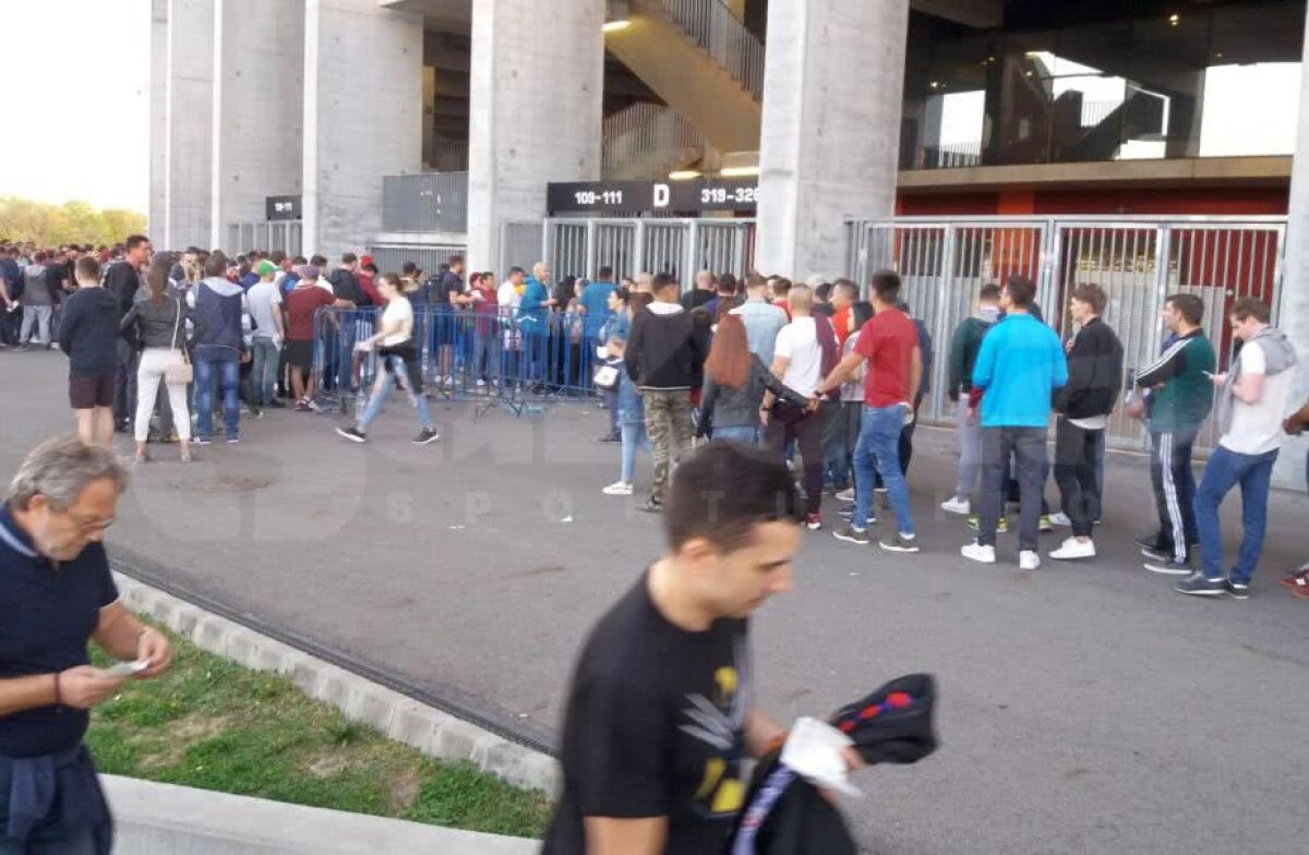 CSA Steaua - Academia Rapid // UPDATE, VIDEO + FOTO Suporterii "militarilor" au ajuns pe Arena Națională » Cum arată ambele peluze cu o oră înainte de meci