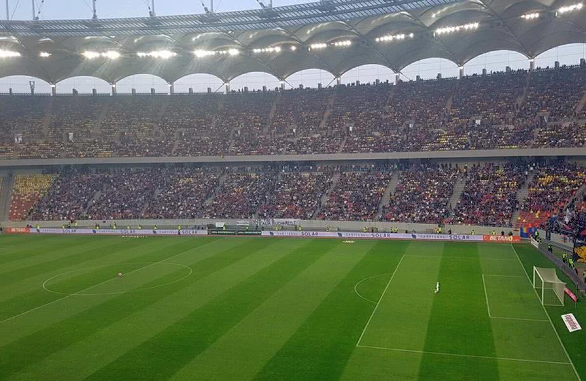 GALERIE FOTO Academia Rapid trece lejer de CSA Steaua, după un derby ca-n '90, cu show în tribune, huligani și 4 goluri » Asistență impresionantă pe Arena Națională: cifra oficială