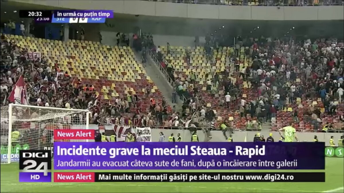 CSA STEAUA - ACADEMIA RAPID // UPDATE VIDEO & FOTO Scene reprobabile la derby-ul din Liga a 4-a! Steliștii au ieșit din peluză și s-au răfuit cu rapidiștii. Filmul evenimentelor: ce nu s-a văzut la TV