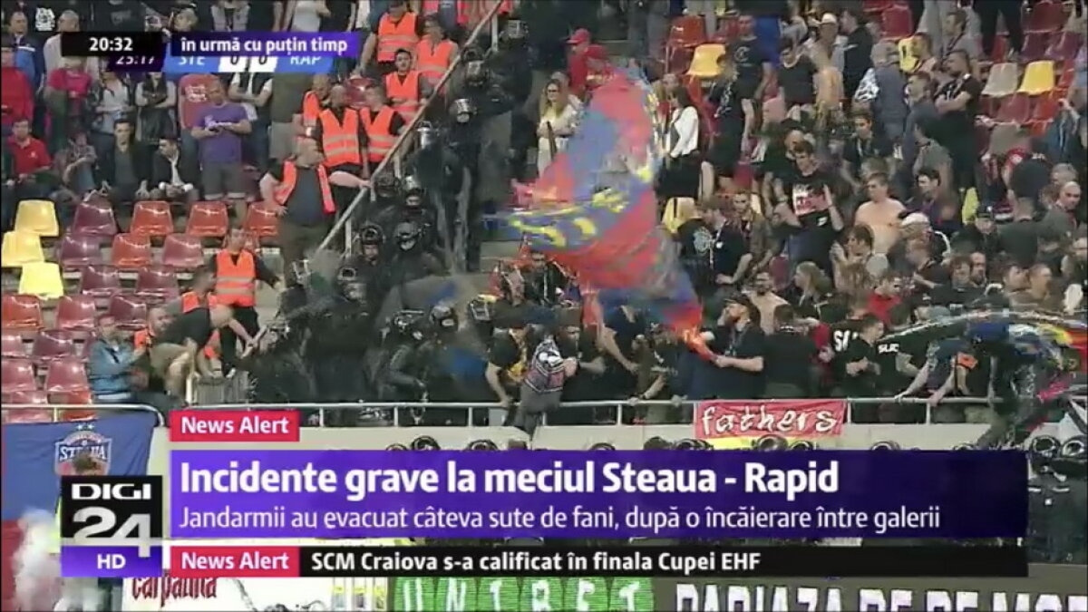 CSA STEAUA - ACADEMIA RAPID // UPDATE VIDEO & FOTO Scene reprobabile la derby-ul din Liga a 4-a! Steliștii au ieșit din peluză și s-au răfuit cu rapidiștii. Filmul evenimentelor: ce nu s-a văzut la TV