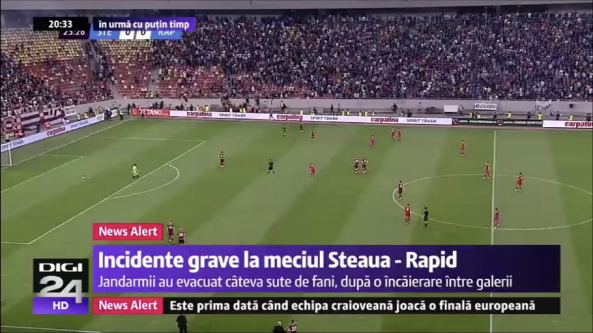CSA STEAUA - ACADEMIA RAPID // UPDATE VIDEO & FOTO Scene reprobabile la derby-ul din Liga a 4-a! Steliștii au ieșit din peluză și s-au răfuit cu rapidiștii. Filmul evenimentelor: ce nu s-a văzut la TV