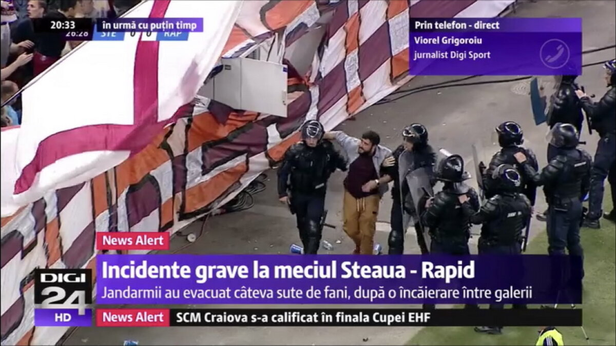CSA STEAUA - ACADEMIA RAPID // UPDATE VIDEO & FOTO Scene reprobabile la derby-ul din Liga a 4-a! Steliștii au ieșit din peluză și s-au răfuit cu rapidiștii. Filmul evenimentelor: ce nu s-a văzut la TV