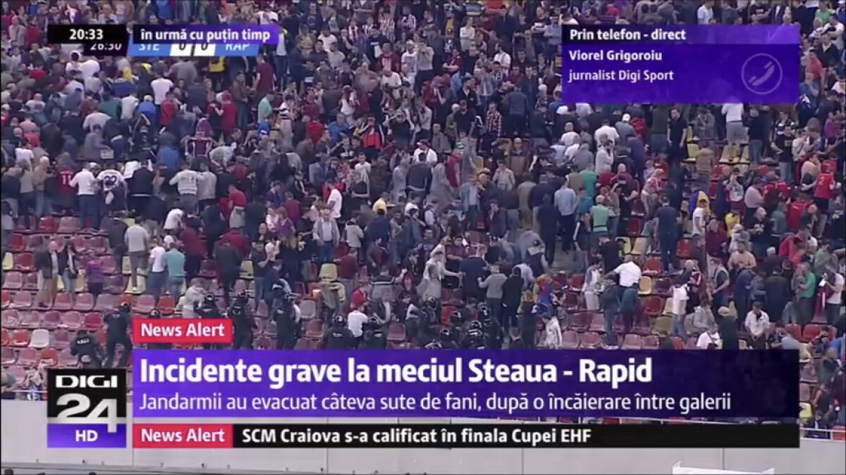 CSA STEAUA - ACADEMIA RAPID // UPDATE VIDEO & FOTO Scene reprobabile la derby-ul din Liga a 4-a! Steliștii au ieșit din peluză și s-au răfuit cu rapidiștii. Filmul evenimentelor: ce nu s-a văzut la TV