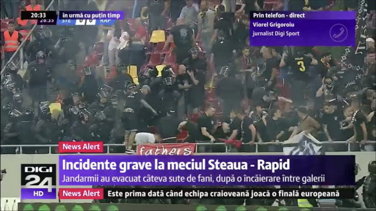 CSA STEAUA - ACADEMIA RAPID // UPDATE VIDEO & FOTO Scene reprobabile la derby-ul din Liga a 4-a! Steliștii au ieșit din peluză și s-au răfuit cu rapidiștii. Filmul evenimentelor: ce nu s-a văzut la TV