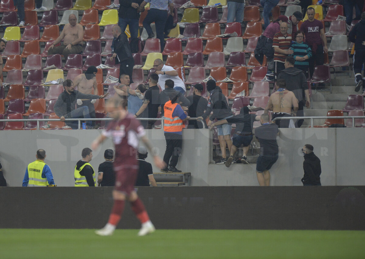 CSA STEAUA - ACADEMIA RAPID // UPDATE VIDEO & FOTO Scene reprobabile la derby-ul din Liga a 4-a! Steliștii au ieșit din peluză și s-au răfuit cu rapidiștii. Filmul evenimentelor: ce nu s-a văzut la TV