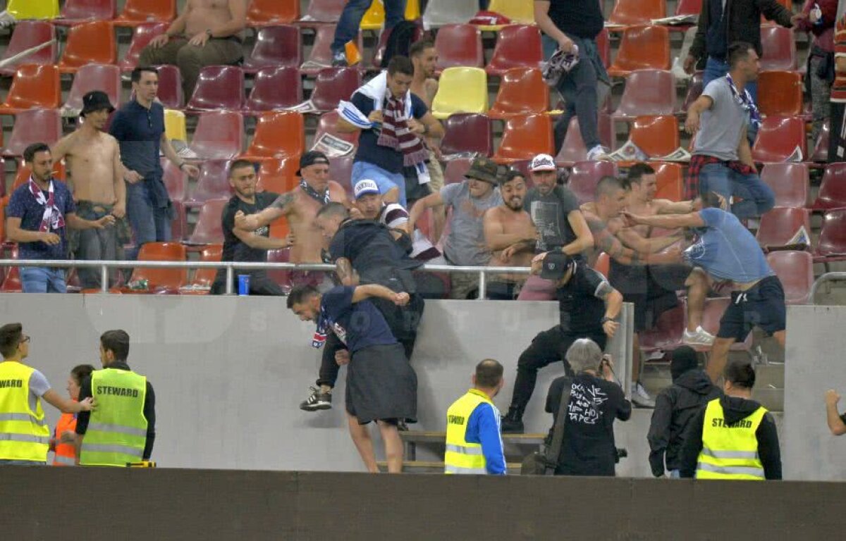 CSA STEAUA - ACADEMIA RAPID // UPDATE VIDEO & FOTO Scene reprobabile la derby-ul din Liga a 4-a! Steliștii au ieșit din peluză și s-au răfuit cu rapidiștii. Filmul evenimentelor: ce nu s-a văzut la TV