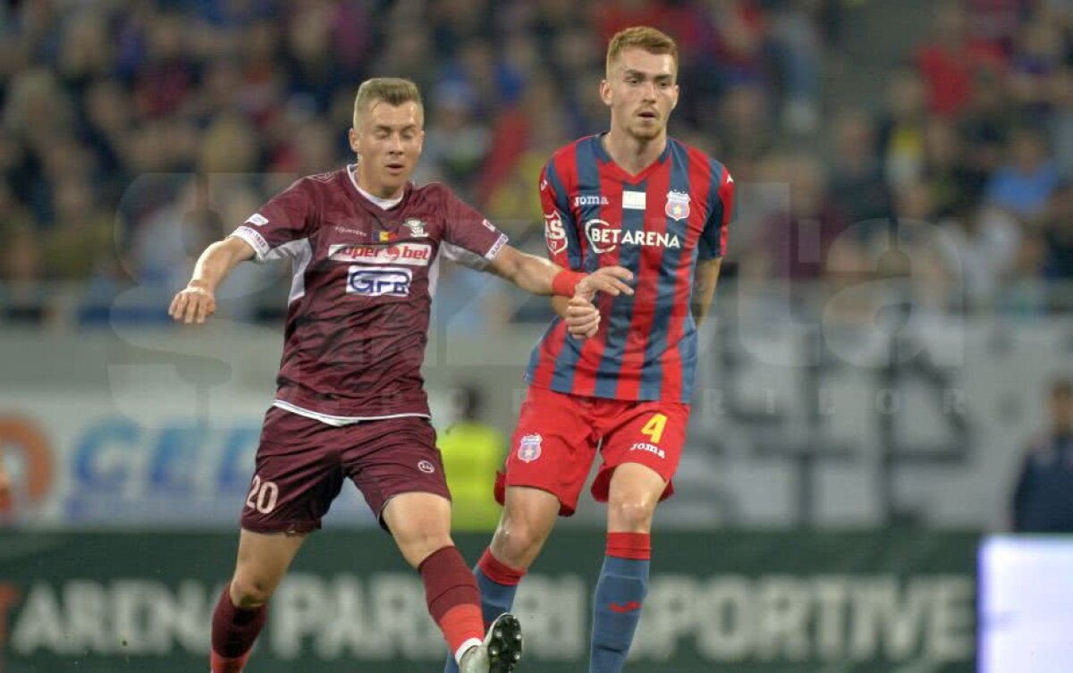 GALERIE FOTO Academia Rapid trece lejer de CSA Steaua, după un derby ca-n '90, cu show în tribune, huligani și 4 goluri » Asistență impresionantă pe Arena Națională: cifra oficială